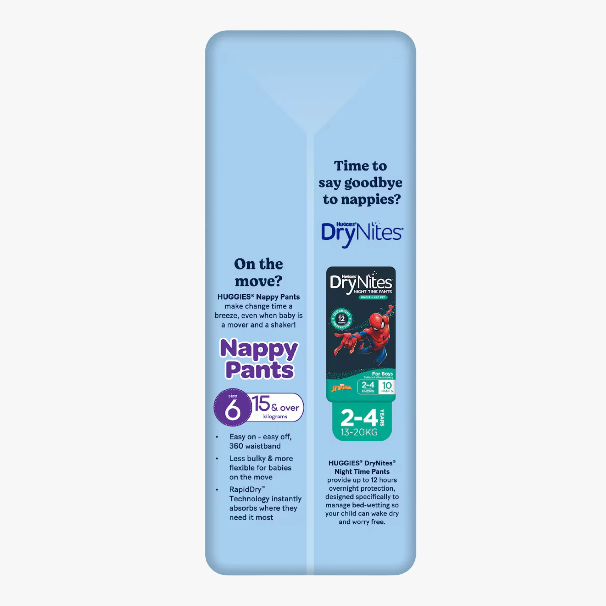 Ultra Dry Nappies Boys Size 6 (16Kg+) 30 Nappies - Huggies - Image 2