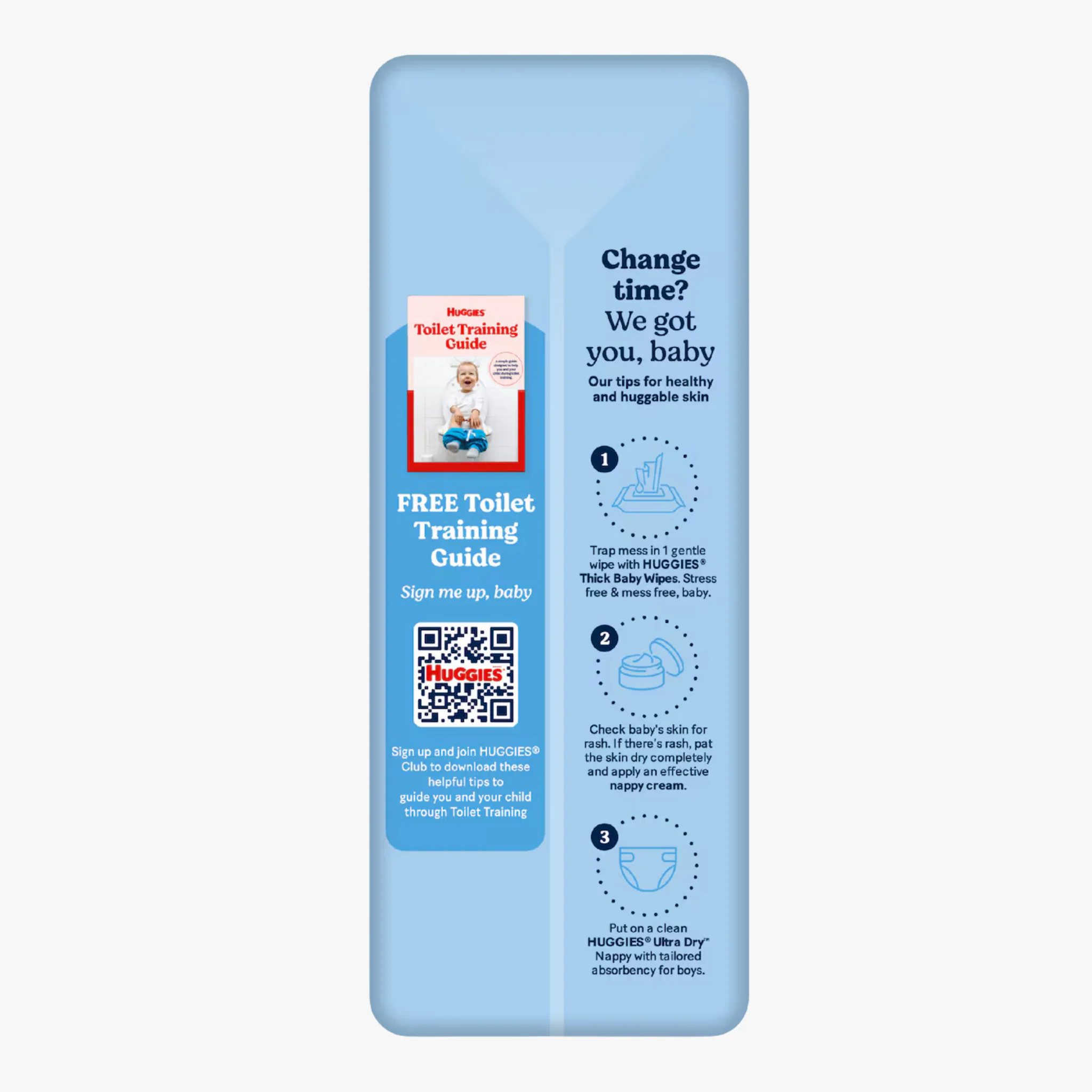 Ultra Dry Nappies Boys Size 6 (16Kg+) 30 Nappies - Huggies - Image 3