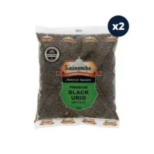 Urid Whole Black 2kg - Katoomba