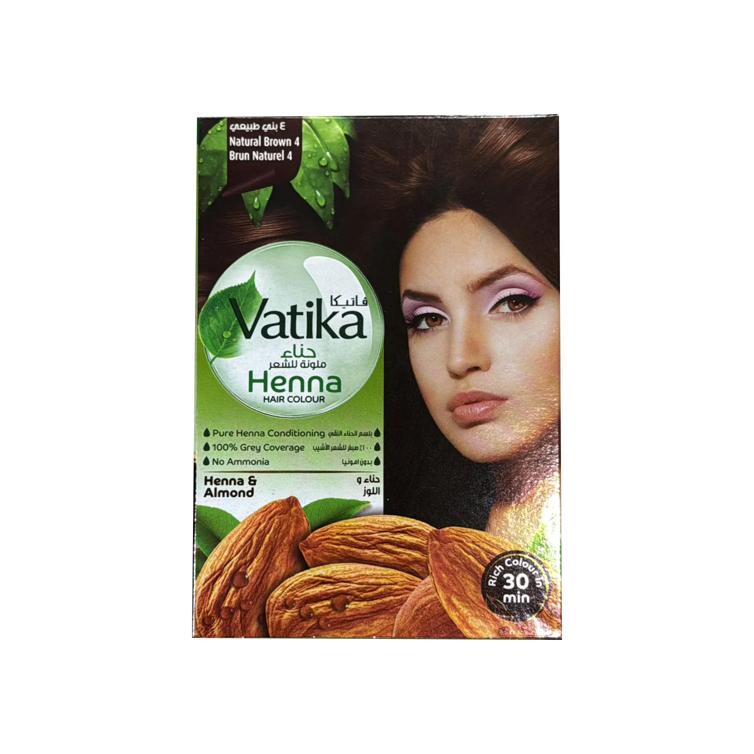 Vatika Natural Brown 4 Henna 60g - Dabur