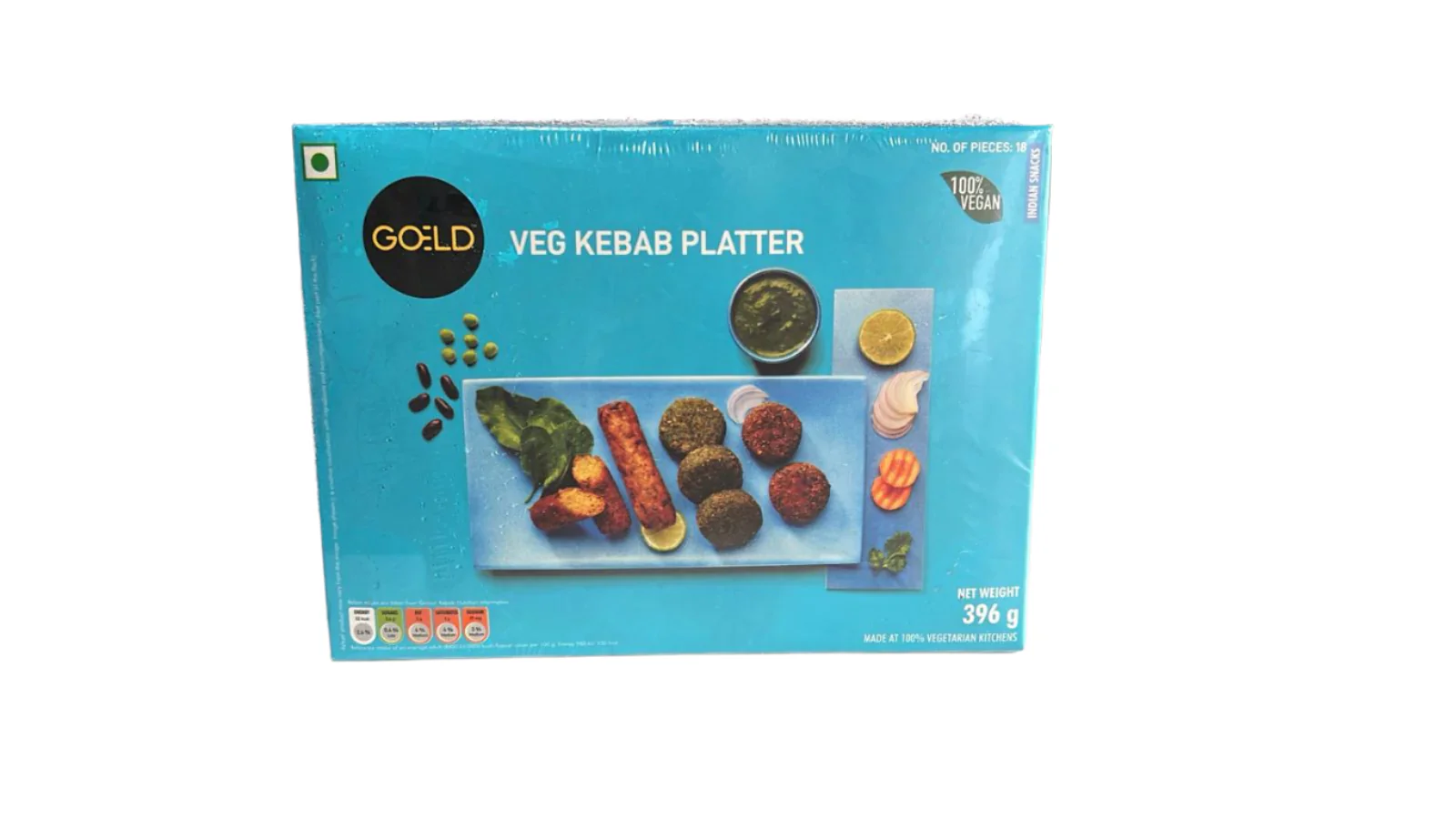 Veg Kabab Platter 396g - Goeld (buy one - get one free) (Clearance)