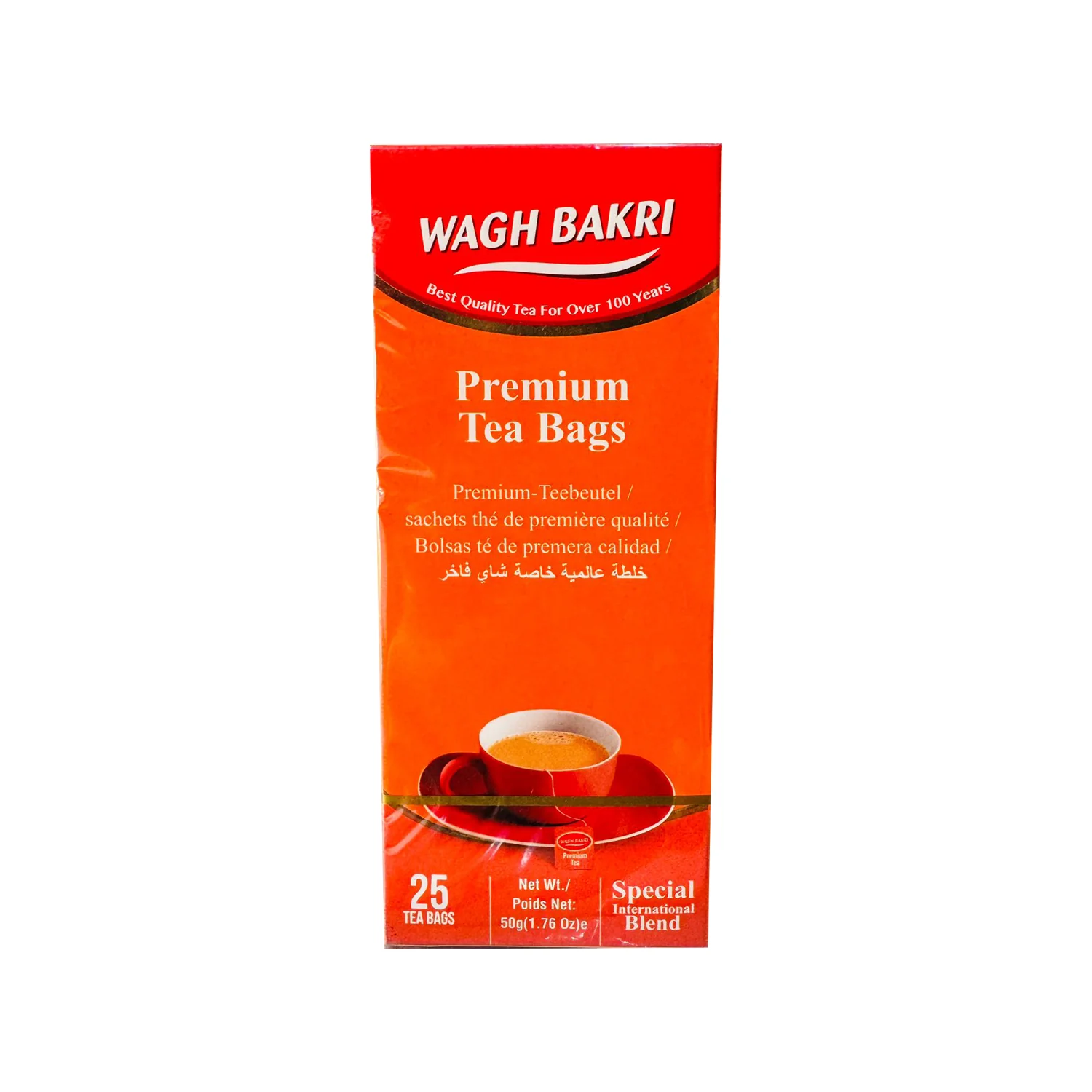 Premium Tea Bags 25 Bags - Wagh Bakri