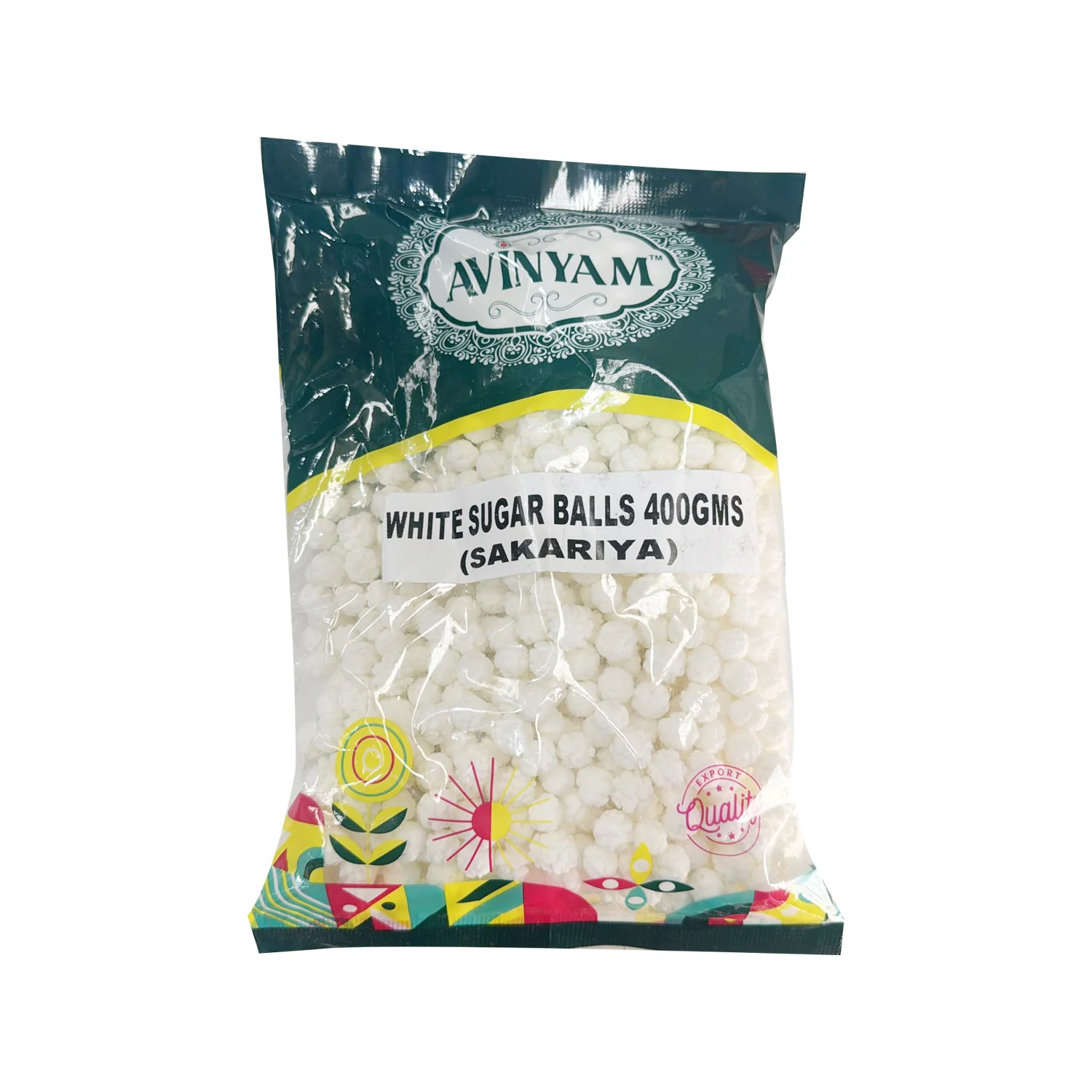 White sugar Balls (Sakariya ) 400g - Avinyam